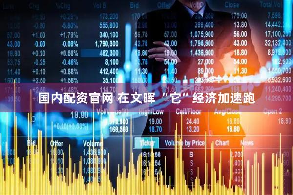国内配资官网 在文晖 “它”经济加速跑